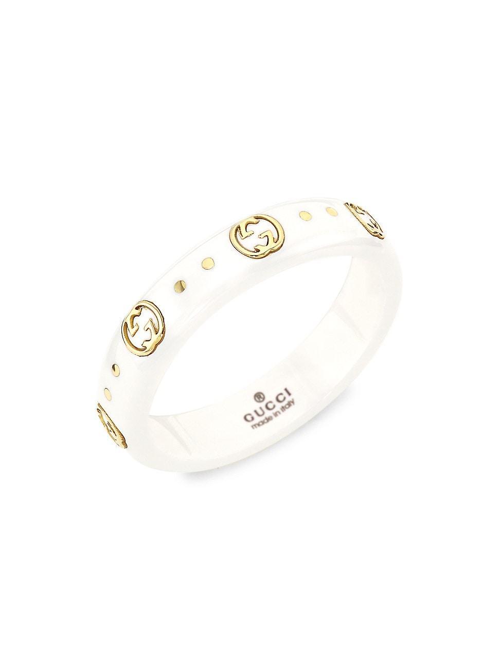 Womens Icon Ring With Interlocking G Product Image