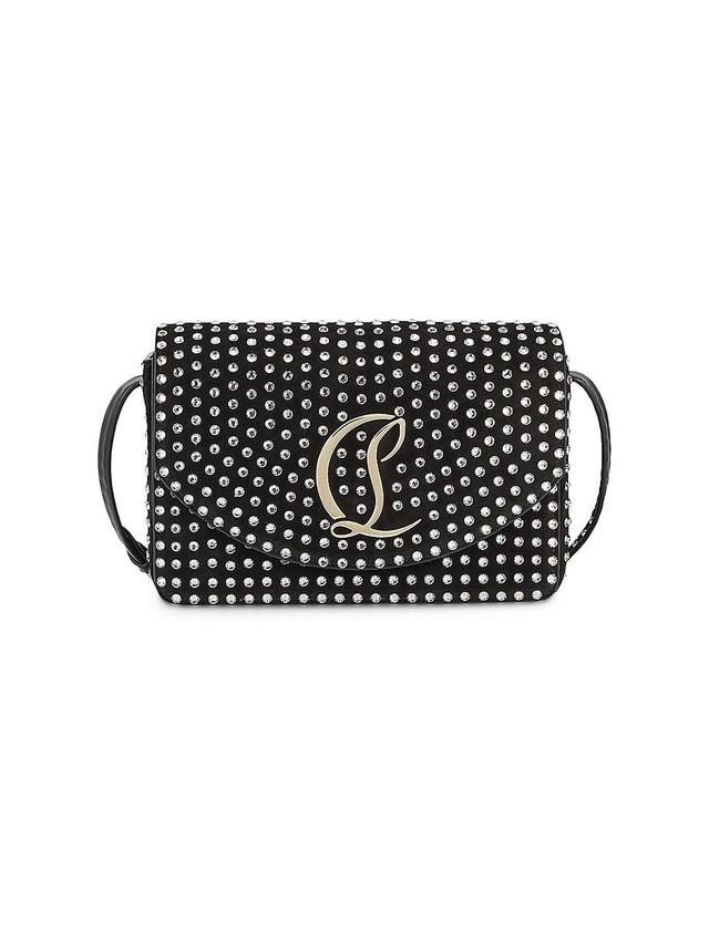 Loubi54 Small Crossbody in Strass Suede Product Image