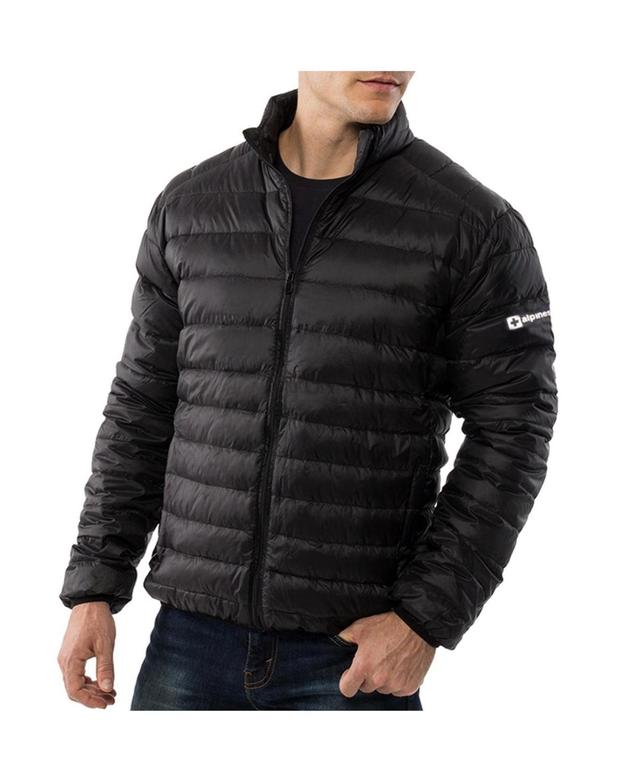 Alpine Swiss Mens AlpineSwiss Niko Packable Light Down Alternative Puffer Jacket Bubble Coat Product Image