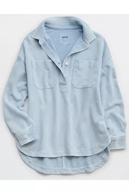 Aerie Popover Polo Sweatshirt Women's Product Image