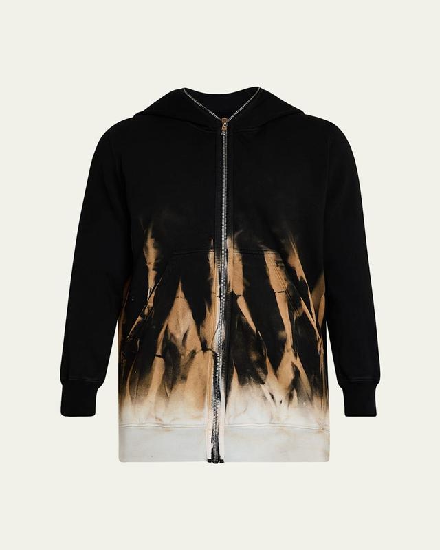 Mens Flame Terry Zip Hoodie Product Image