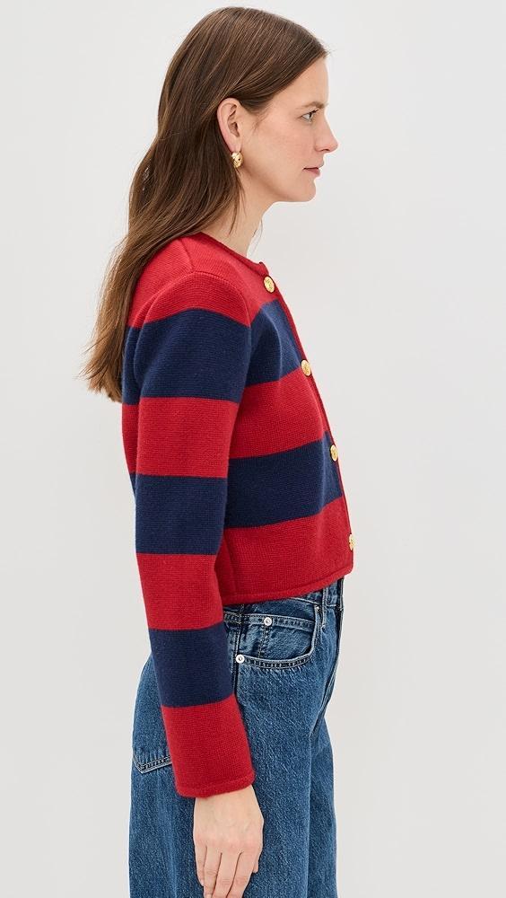 English Factory Striped Knit Cardigan | Shopbop Product Image