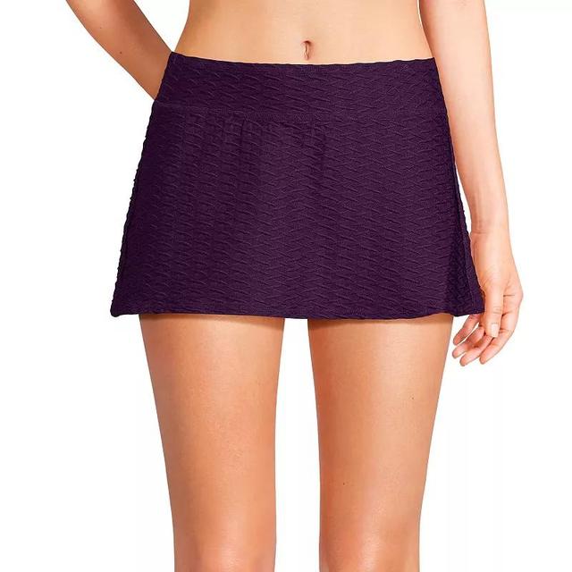 Lands End Womens Texture Mini Swim Skirt Swim Bottoms Product Image