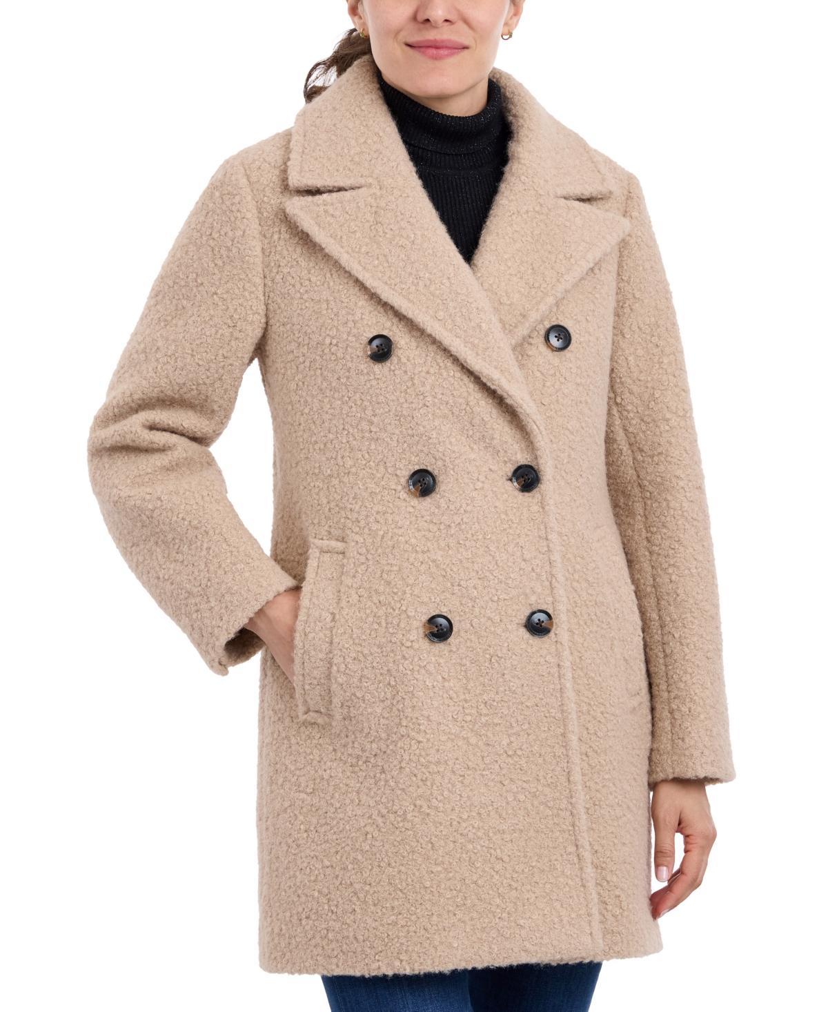 BCBGeneration Womens Double-Breasted Boucle Coat, Created for Macys Product Image