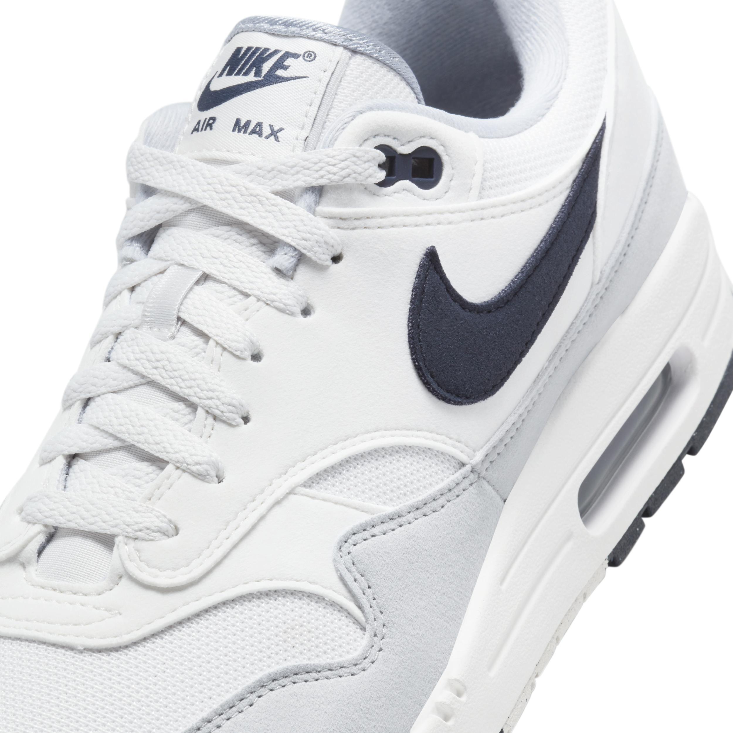 Nike Mens Nike Air Max 1 - Mens Running Shoes Platinum Tint/Dark Obsidian Product Image