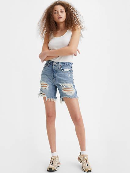 Levi's Mid Thigh Women's Shorts Product Image