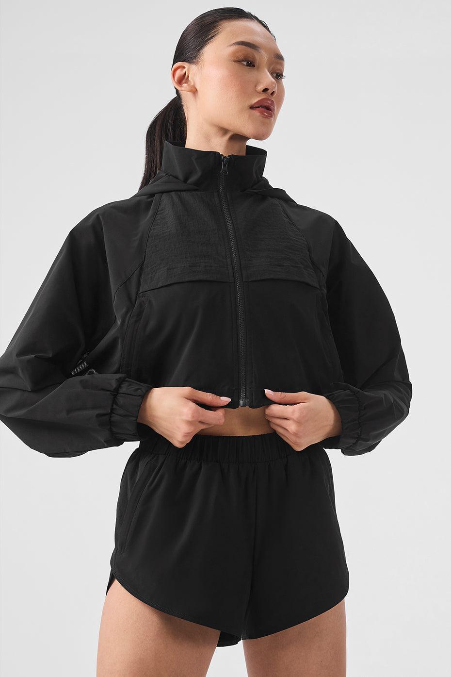 Cropped Playmaker Jacket - Black Product Image