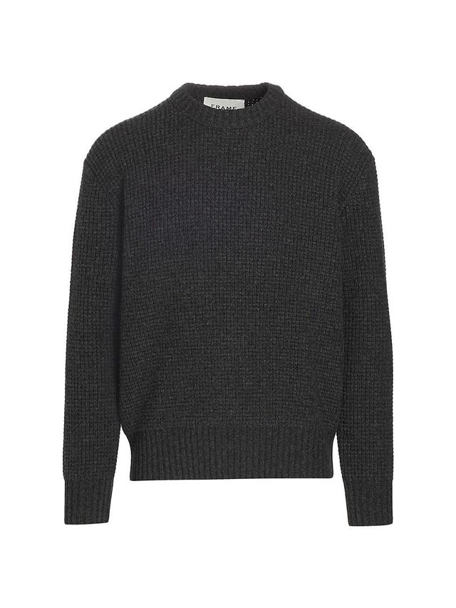 Mens Crewneck Wool Sweater Product Image