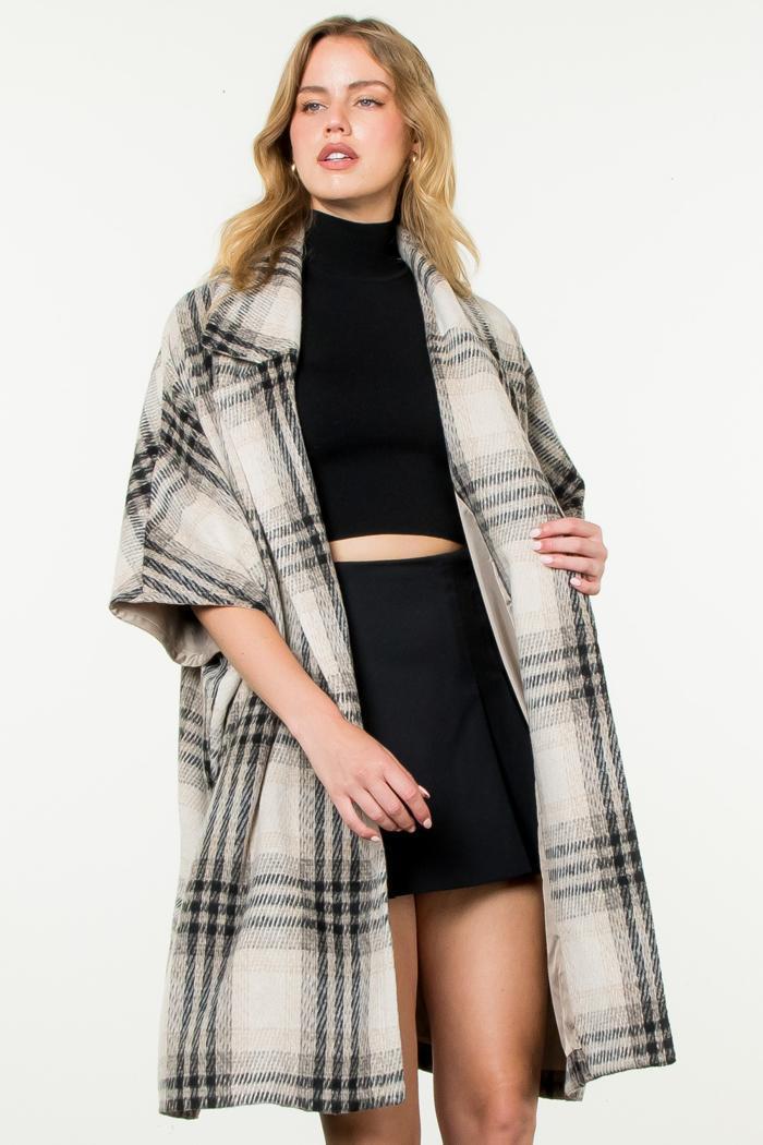 Plaid Coat Product Image