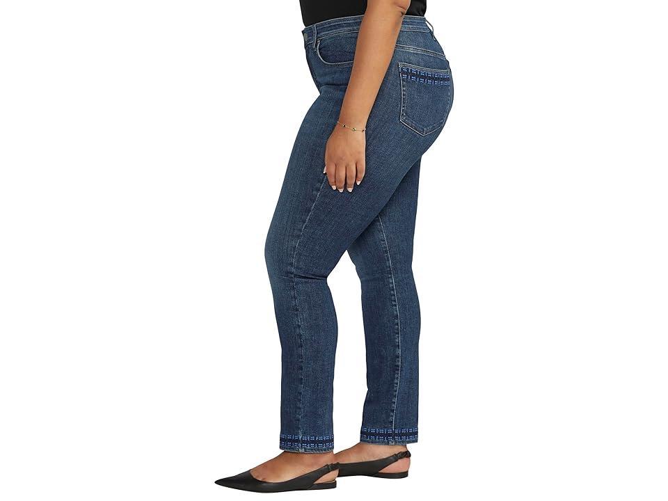 Jag Jeans Plus Size Ruby Mid-Rise Straight Leg Jeans (Night Owl) Women's Jeans Product Image