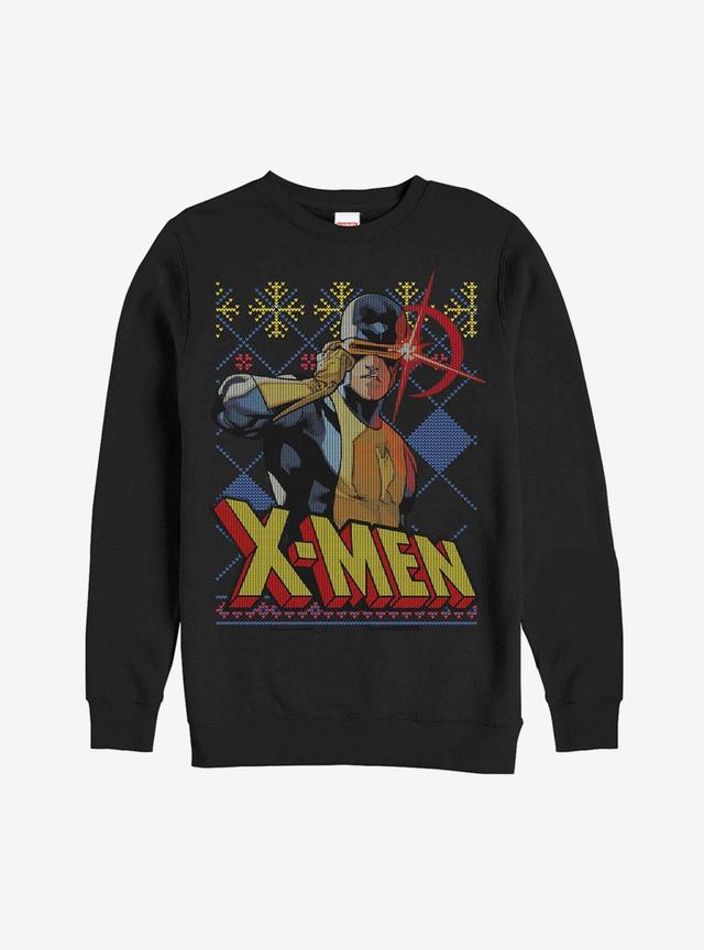 Marvel X-Men Cyclops Ugly Christmas Sweater Sweatshirt Product Image