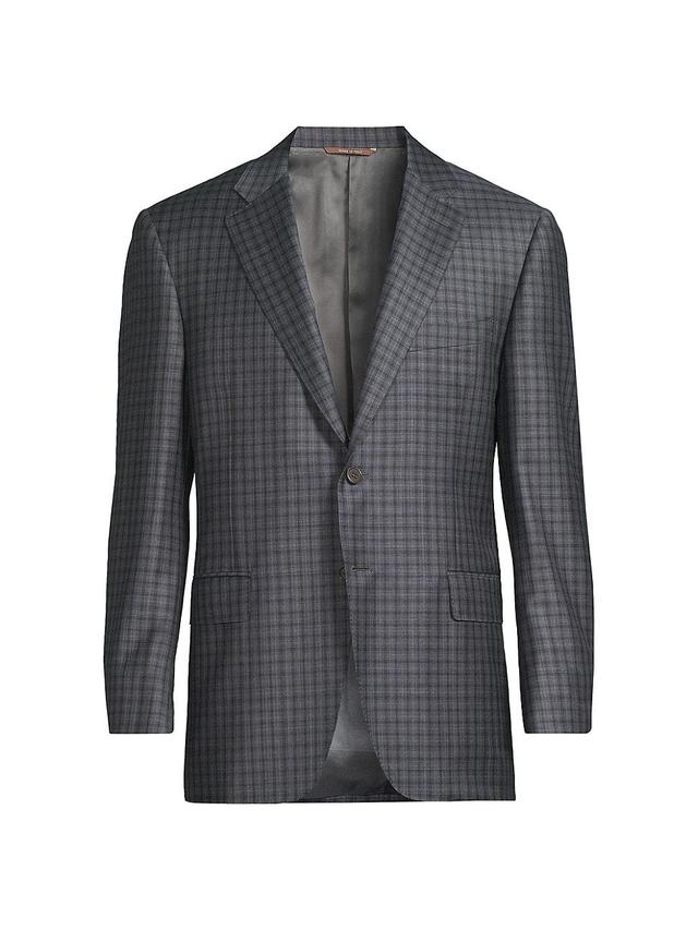 Mens Check Wool Sportcoat Product Image