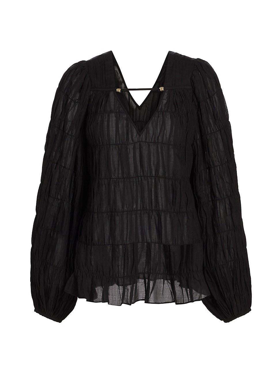 Womens Evelina Ruched Blouse Product Image