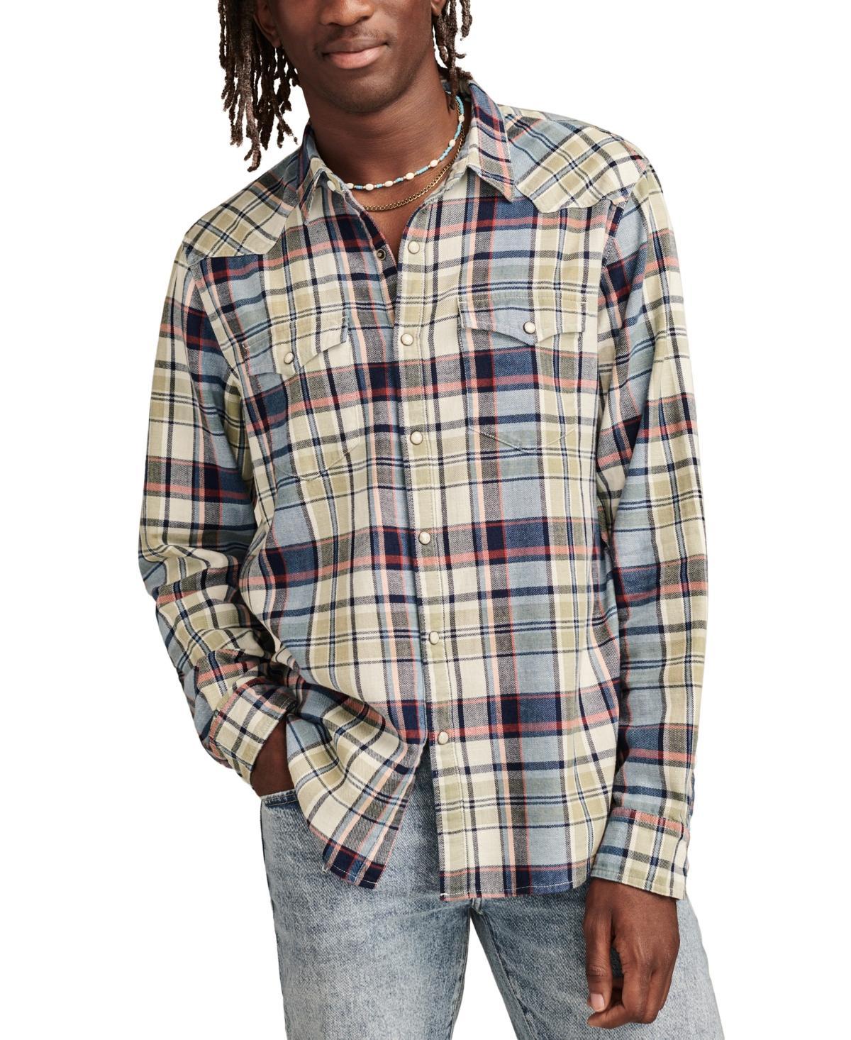 Lucky Brand Mens Indigo Westerns Shirt Product Image