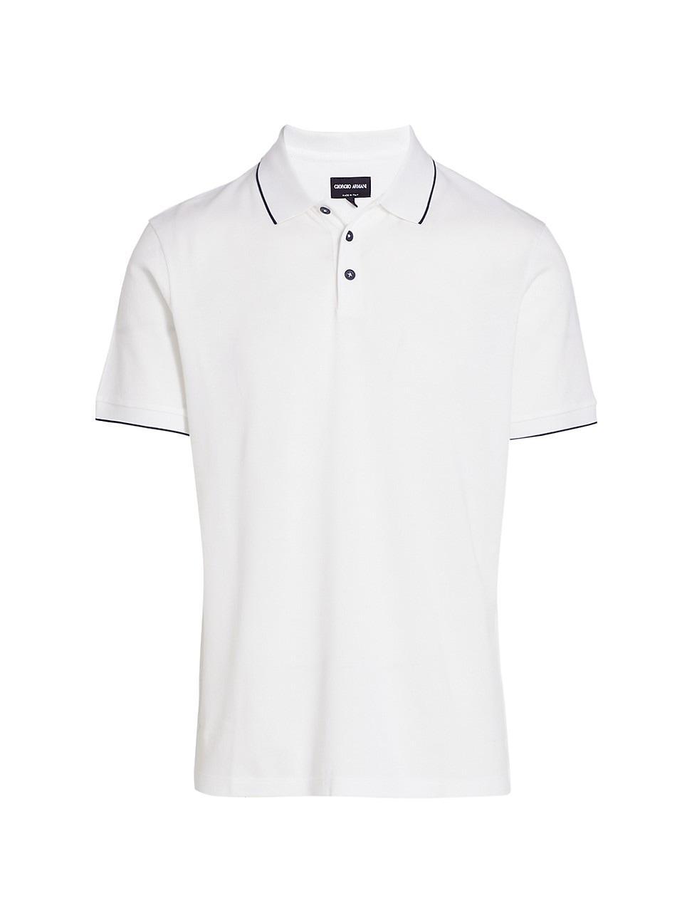 Mens Cotton Polo Shirt Product Image