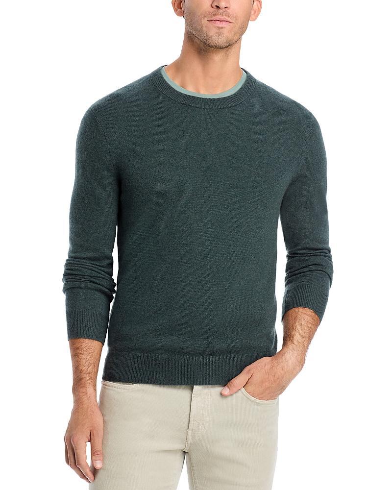 The Mens Store at Bloomingdales Coal Cashmere Crewneck Sweater - Exclusive Product Image