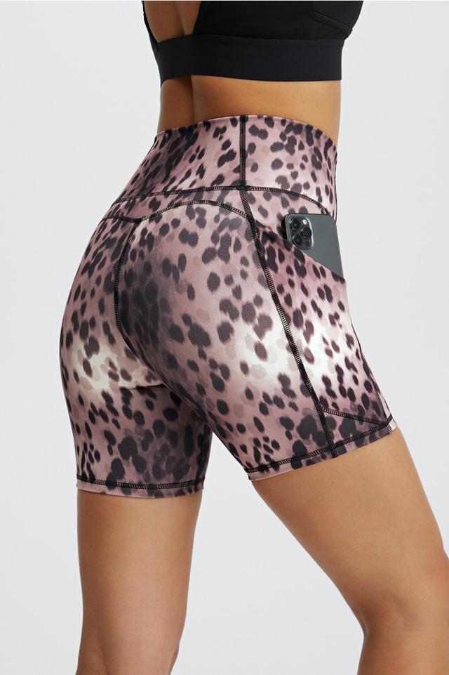 Fabletics Oasis High-Waisted 6 Short Womens Spotted plus Size 4X Product Image