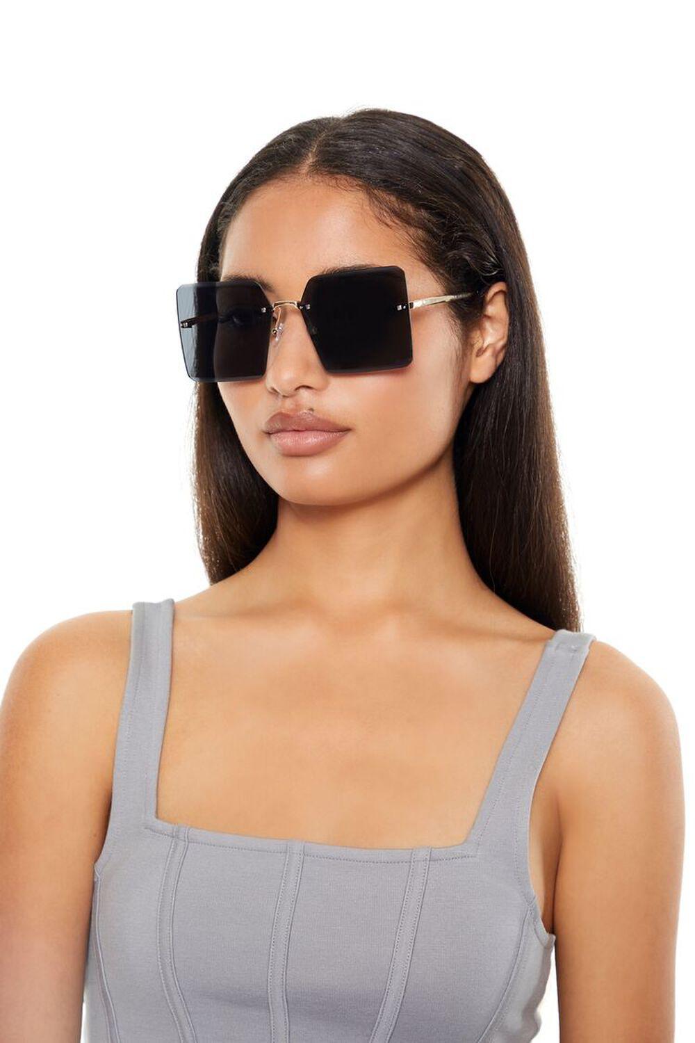 Rimless Square Sunglasses | Forever 21 Product Image