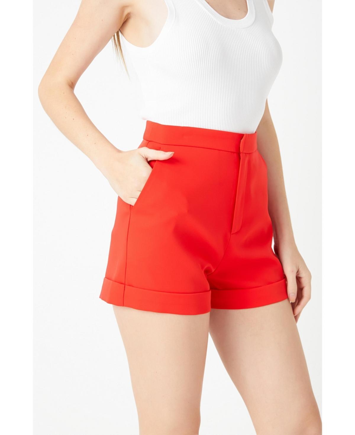 Womens Tailored Basic Shorts Product Image