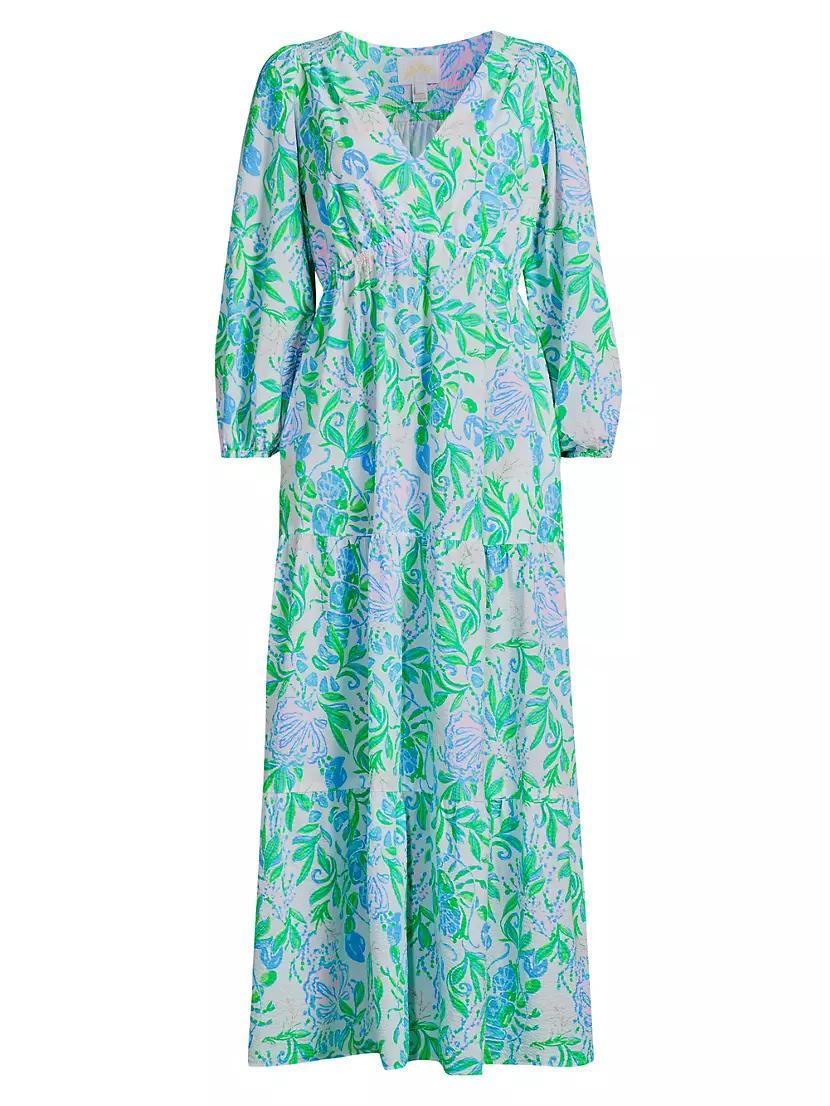 Deacon Floral V-Neck Maxi Dress Product Image