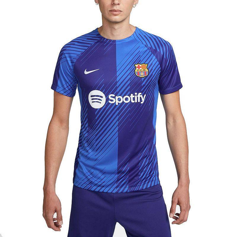 Mens Nike Blue Barcelona 2023/24 Academy Pro Pre-Match Top Product Image