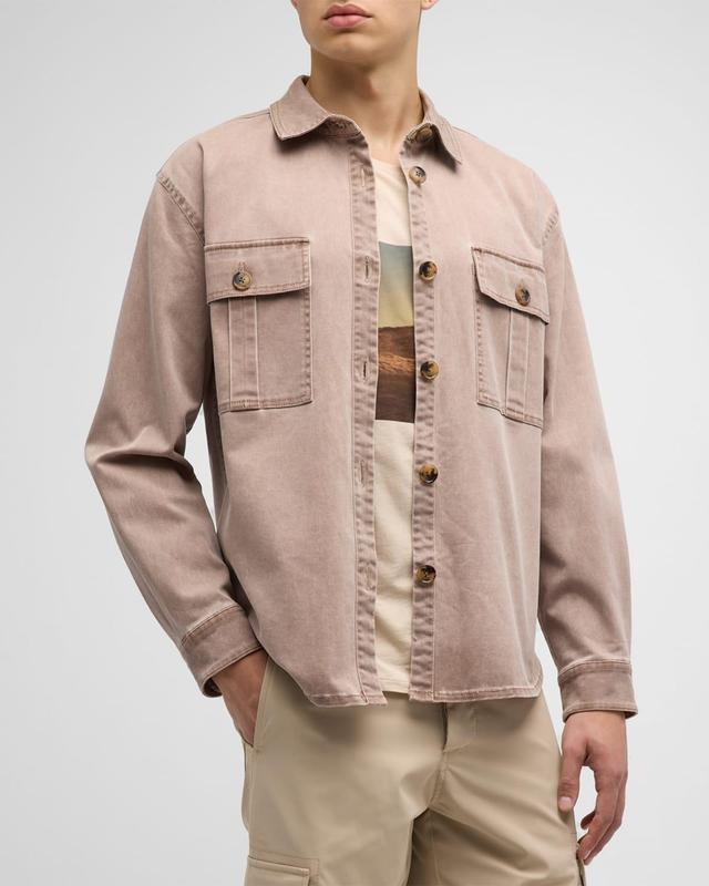 Mens Cotton Twill Overshirt Product Image