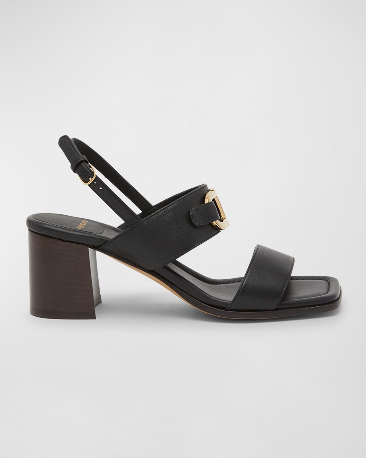 FERRAGAMO Lou Gancio Slingback Sandal Product Image