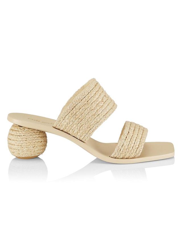 Womens Jila 50MM Jute Spherical Sandals Product Image