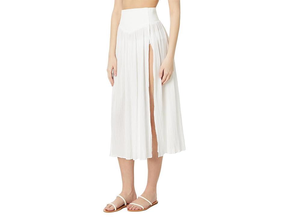 Madewell Sawfish Crinkle Crepe Skirt (Soft ) Women's Swimwear product image