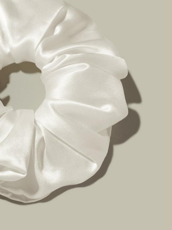 Large Classic Silk Scrunchies Set Product Image