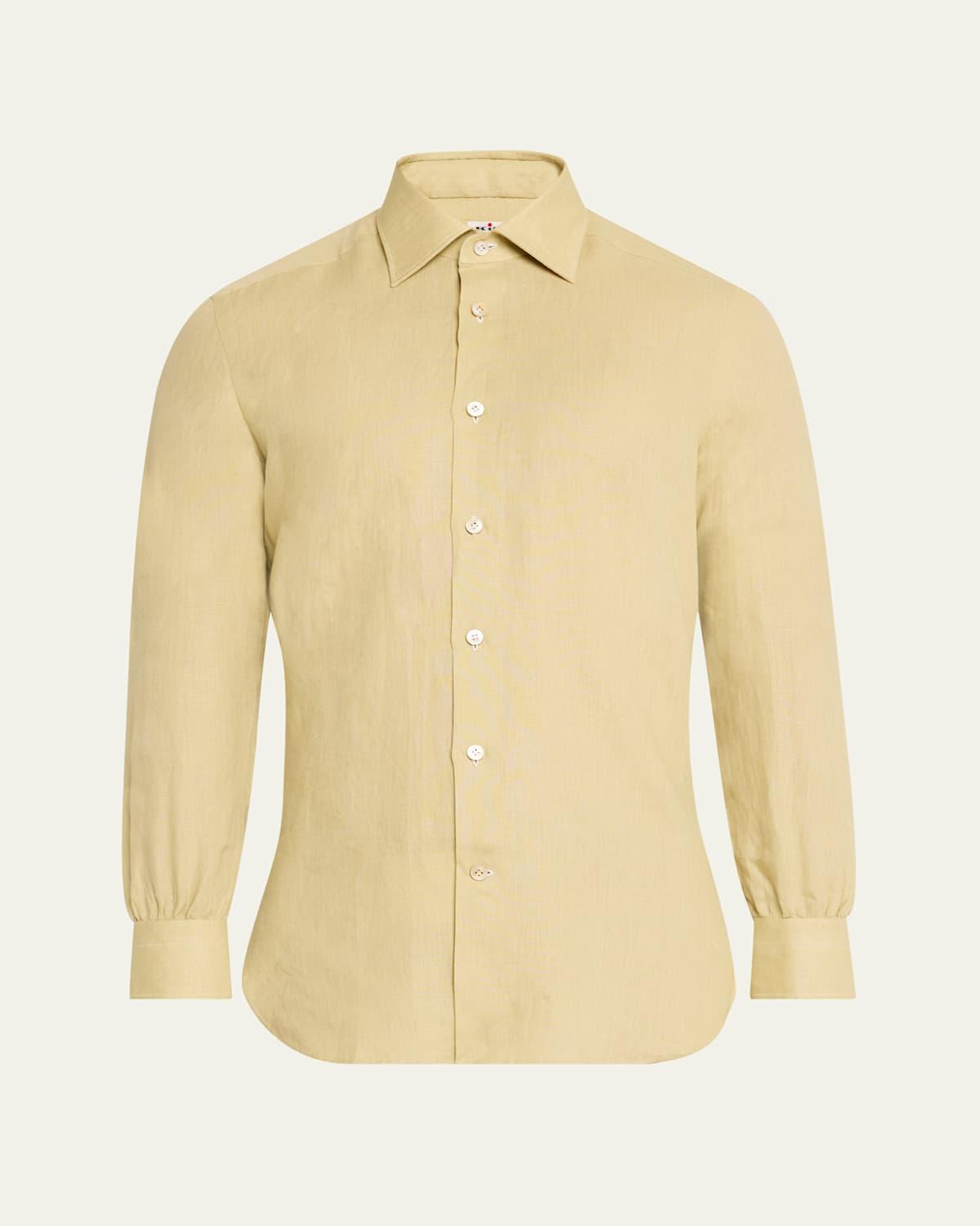 Mens Linen Sport Shirt Product Image