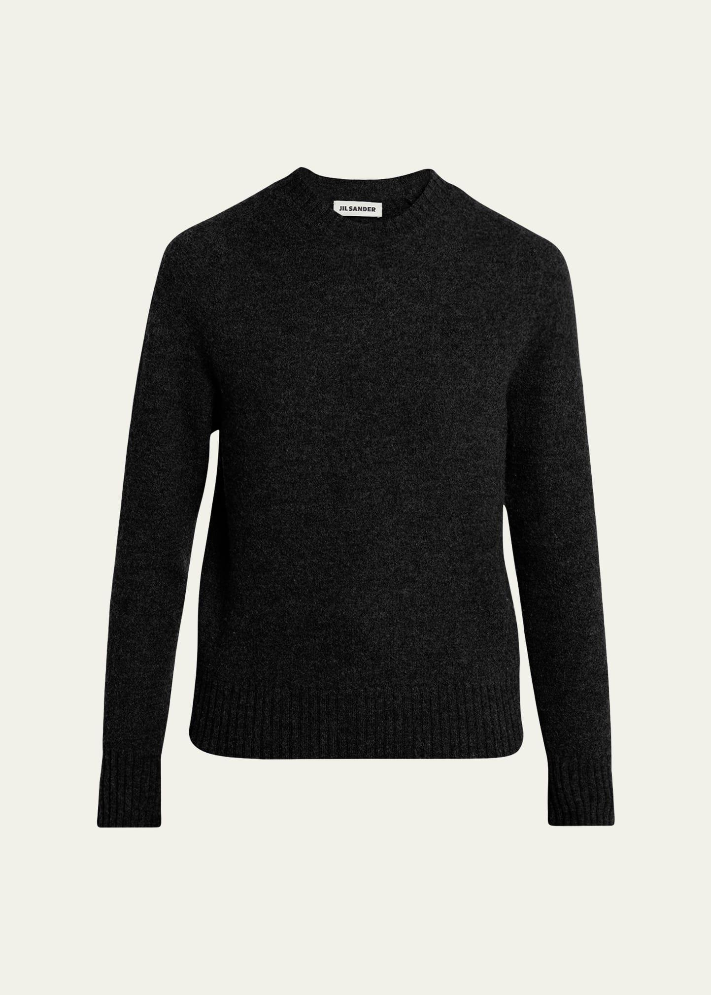 Womens Wool Crewneck Sweater Product Image