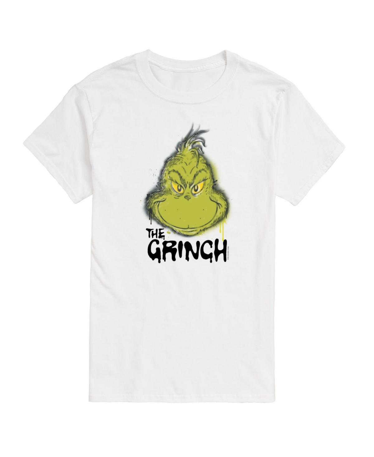 Big & Tall Dr. Seuss The Grinch Face Graphic Tee, Mens Product Image