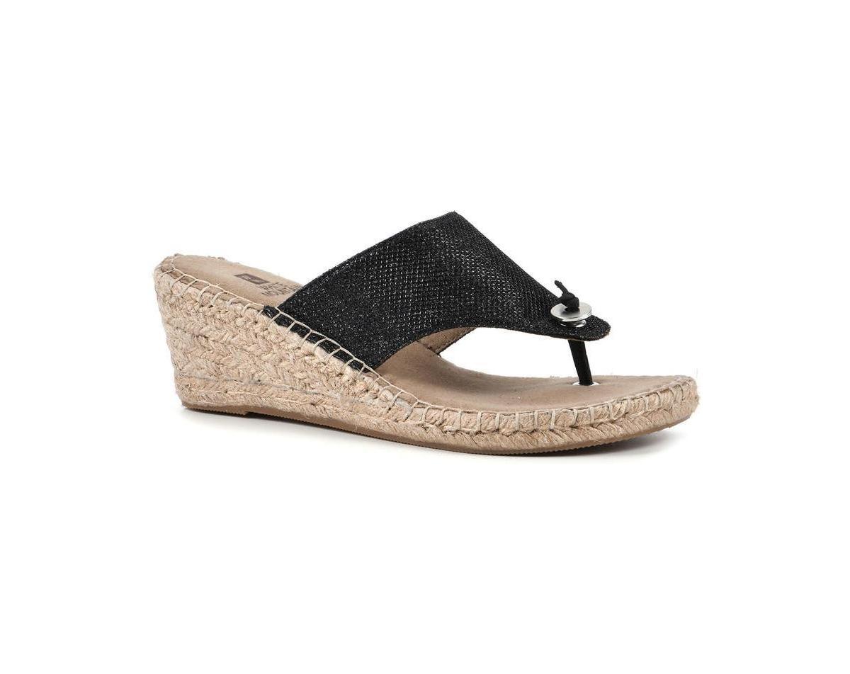 White Mountain Womens Beachball Espadrille Wedge Sandals Product Image