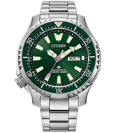 Citizen Mens Promaster Automatic Dive Silver-tone Stainless Steel Bracelet Watch, 44mm Product Image