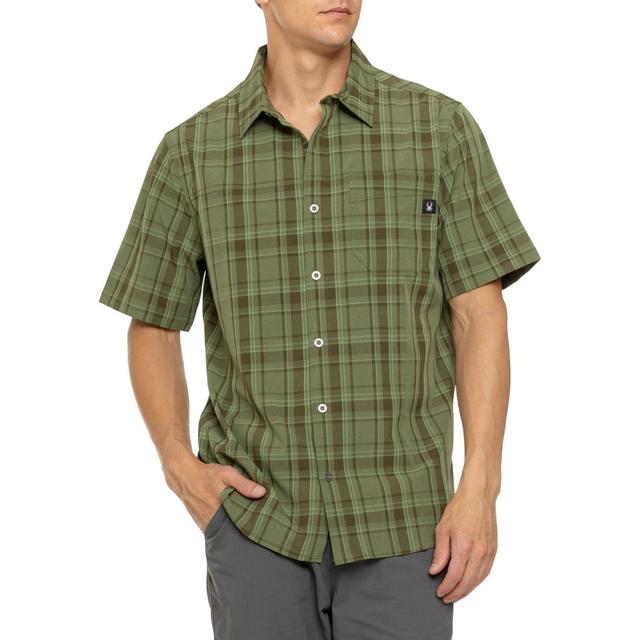 Spyder Yarn-Dyed Heather Plaid Woven Shirt - Short Sleeve Product Image