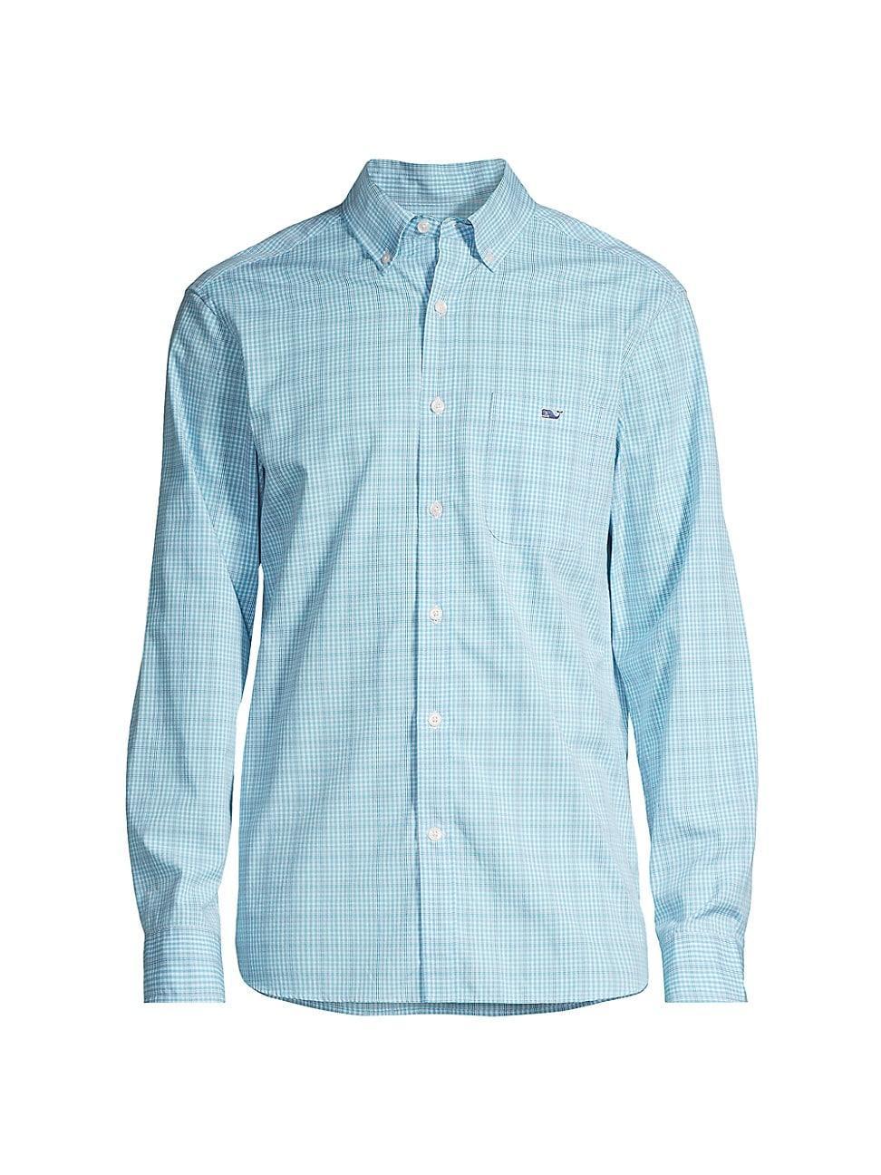 Mens Cotton Button-Down Shirt Product Image