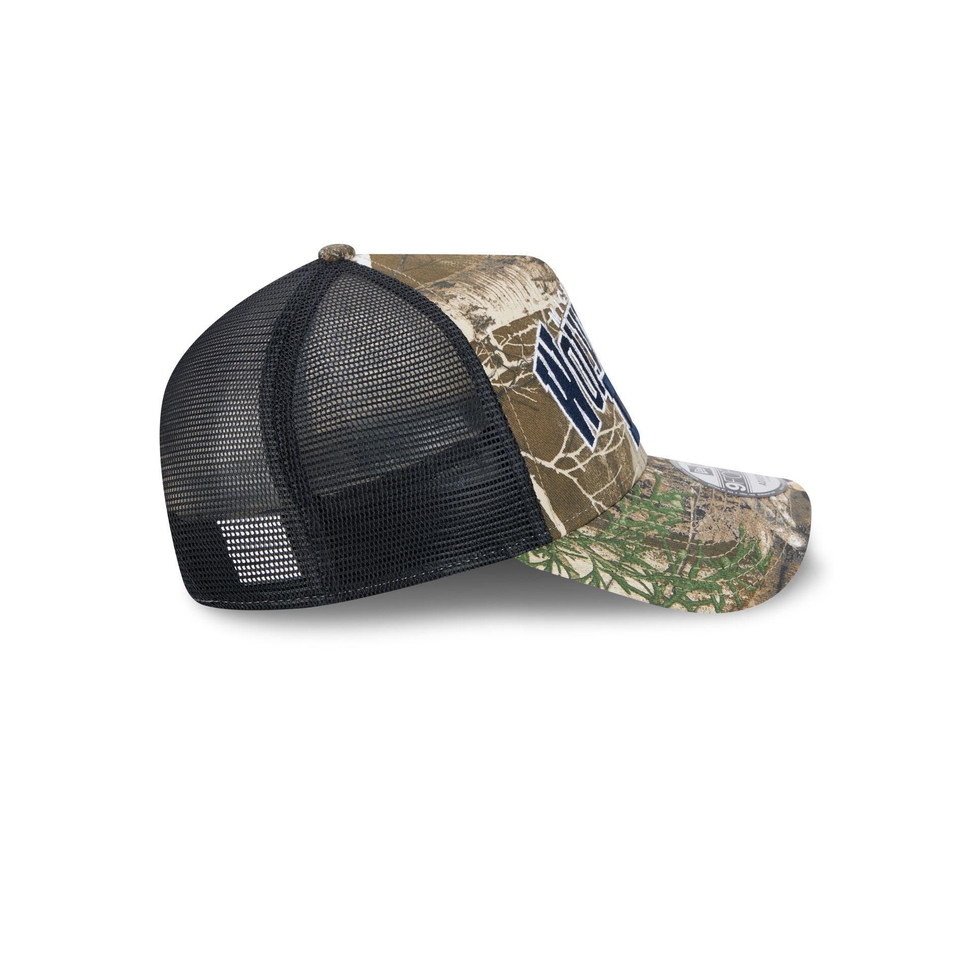 Michigan Wolverines Active 9FORTY A-Frame Trucker Hat Male Product Image