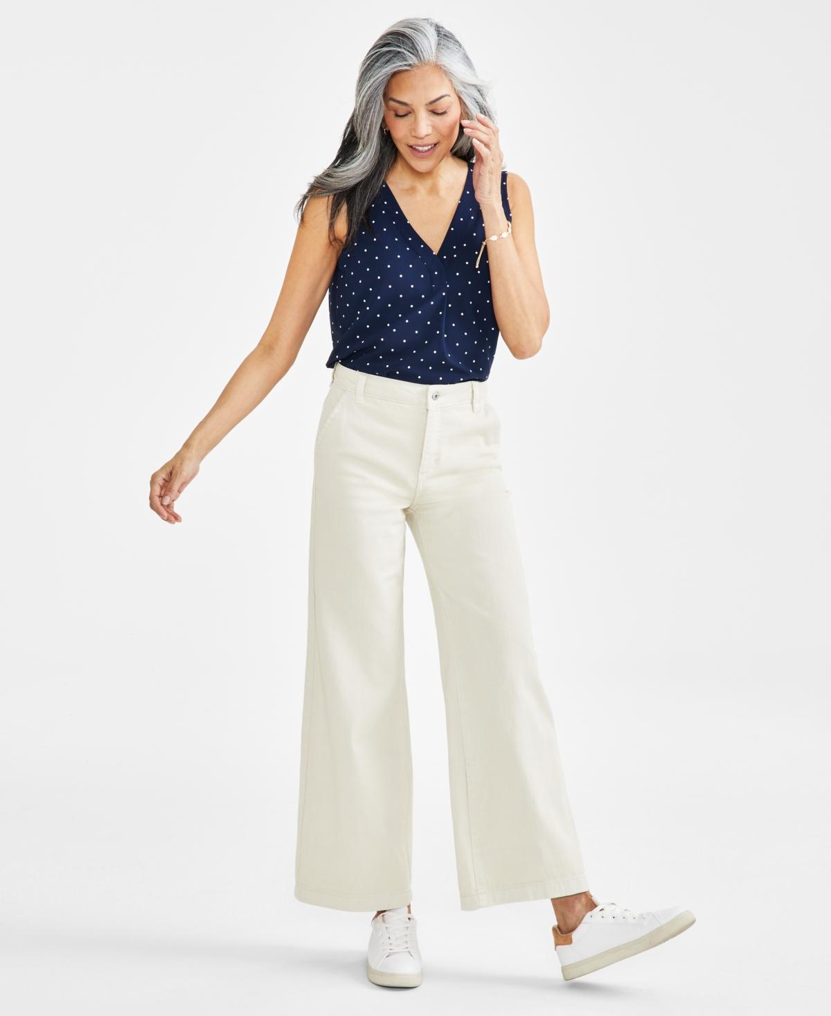 Women's High-Rise Wide-Leg Jeans, Created for Macy's Product Image