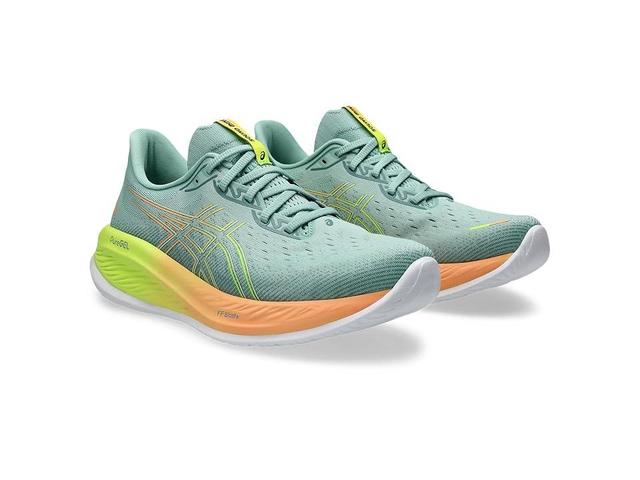 ASICS Men's GEL-Cumulus 26 Paris (Light Celadon/Safety Yellow) Men's Running Shoes Product Image