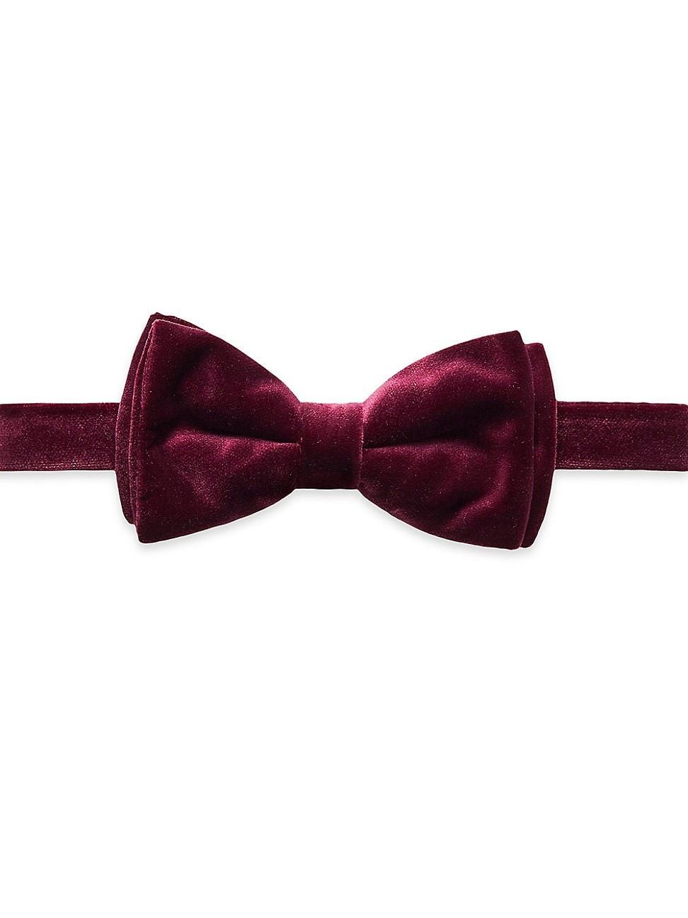 Mens Velvet Pre-Tied Bow Tie Product Image