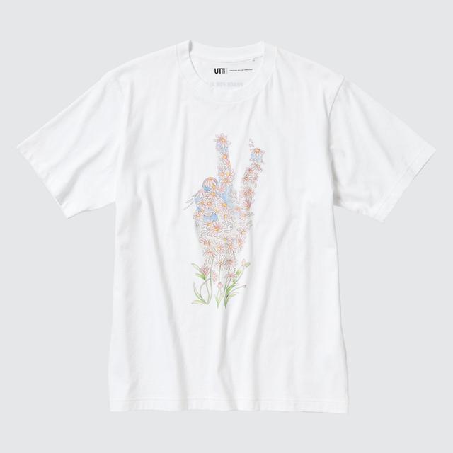 Peace For All Short-Sleeve Graphic T-Shirt (Jw Anderson) White Large UNIQLO US Product Image