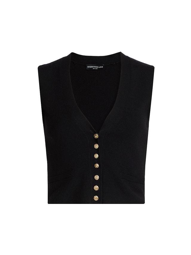 Womens Mailan Rib-Knit Vest Product Image