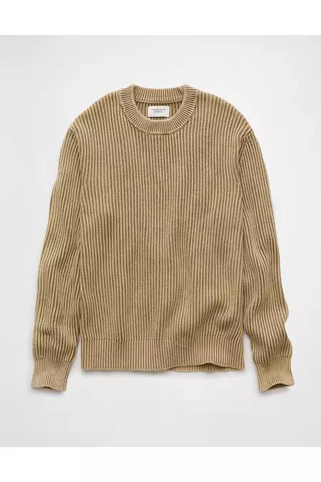 AE Shaker Stitch Crew Neck Sweater Mens Product Image