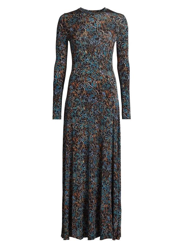 Womens Amari Printed Jersey Maxi Dress Product Image