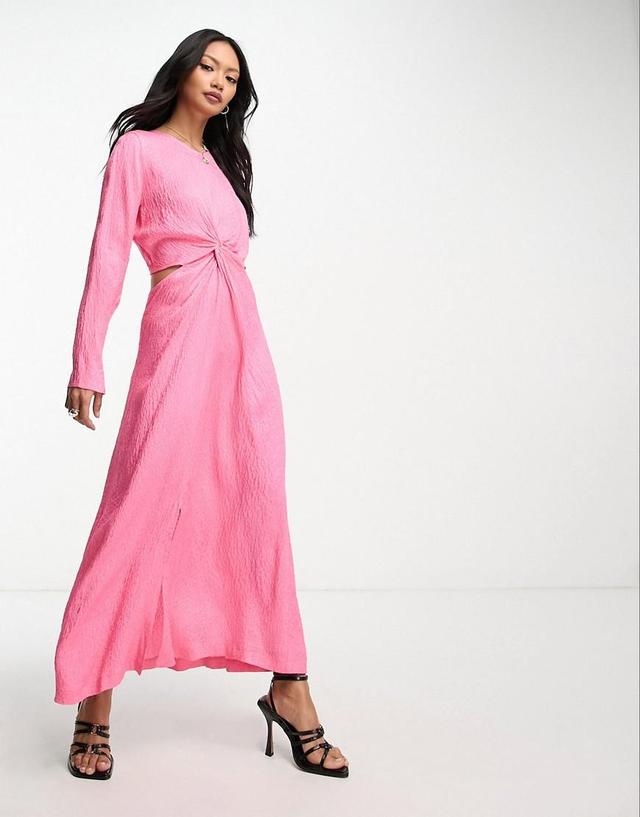 Closet London twist cut-out midi dress Product Image