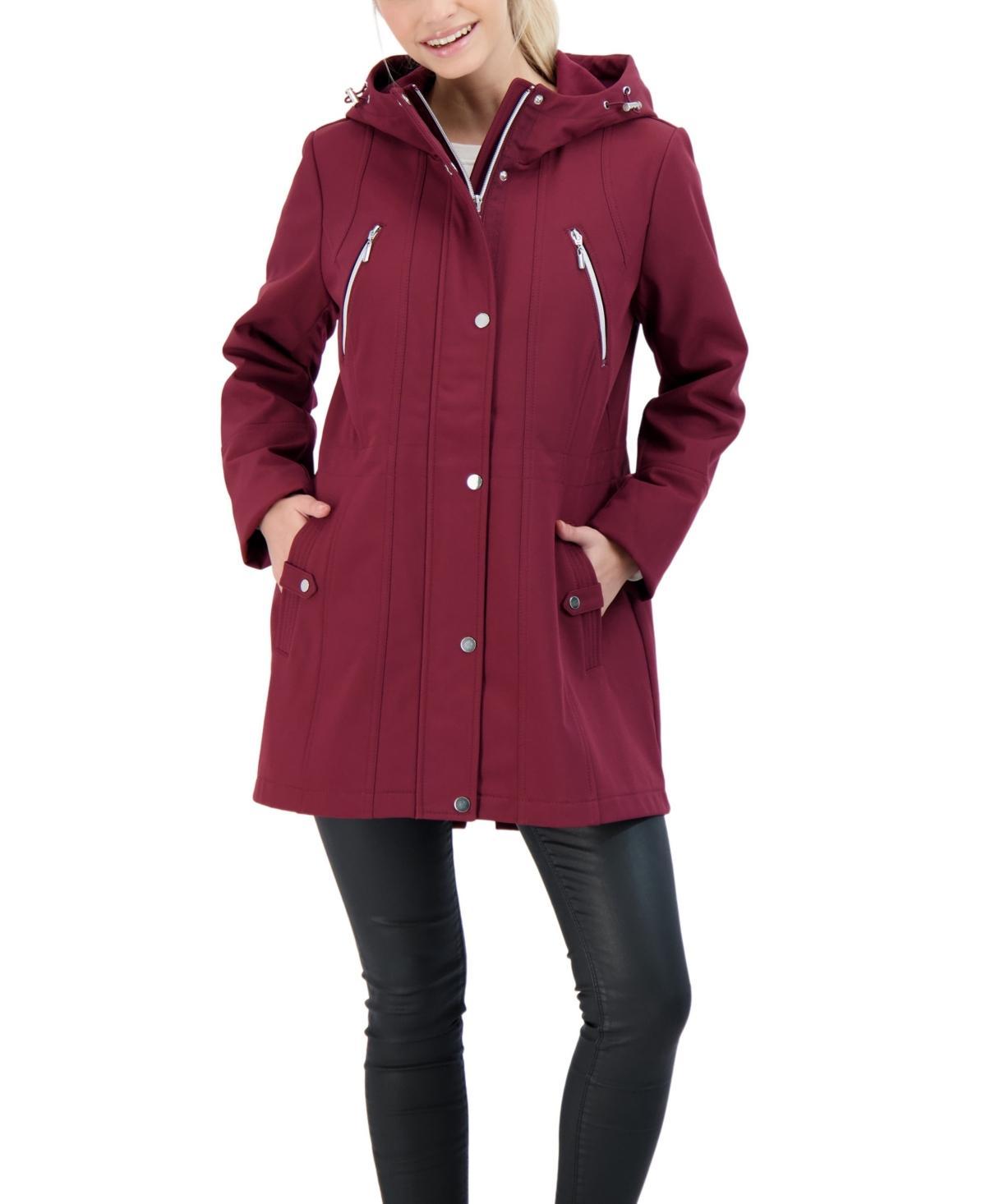 Sebby Collection Womens Soft Shell Jacket with Hood Product Image