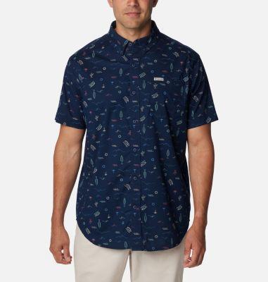 Columbia Men's Rapid Rivers Printed Short Sleeve Shirt Tall- Product Image