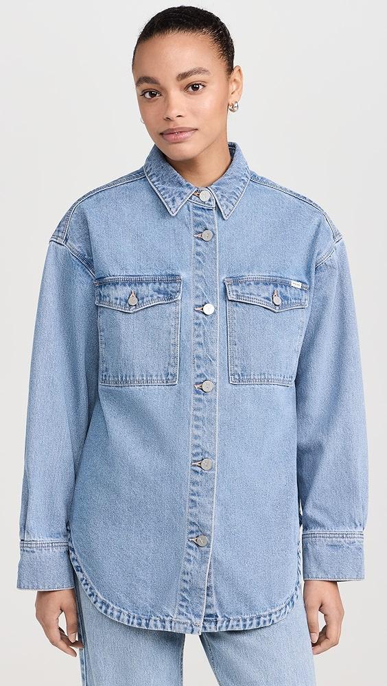 ABRAND Denim Shacket | Shopbop Product Image