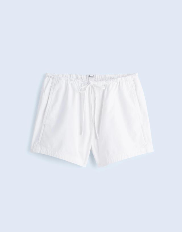 Drawstring Pull-On Shorts in Twill Product Image